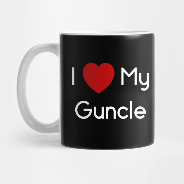 I Love My Guncle Gay Uncle Heart by LittleBean